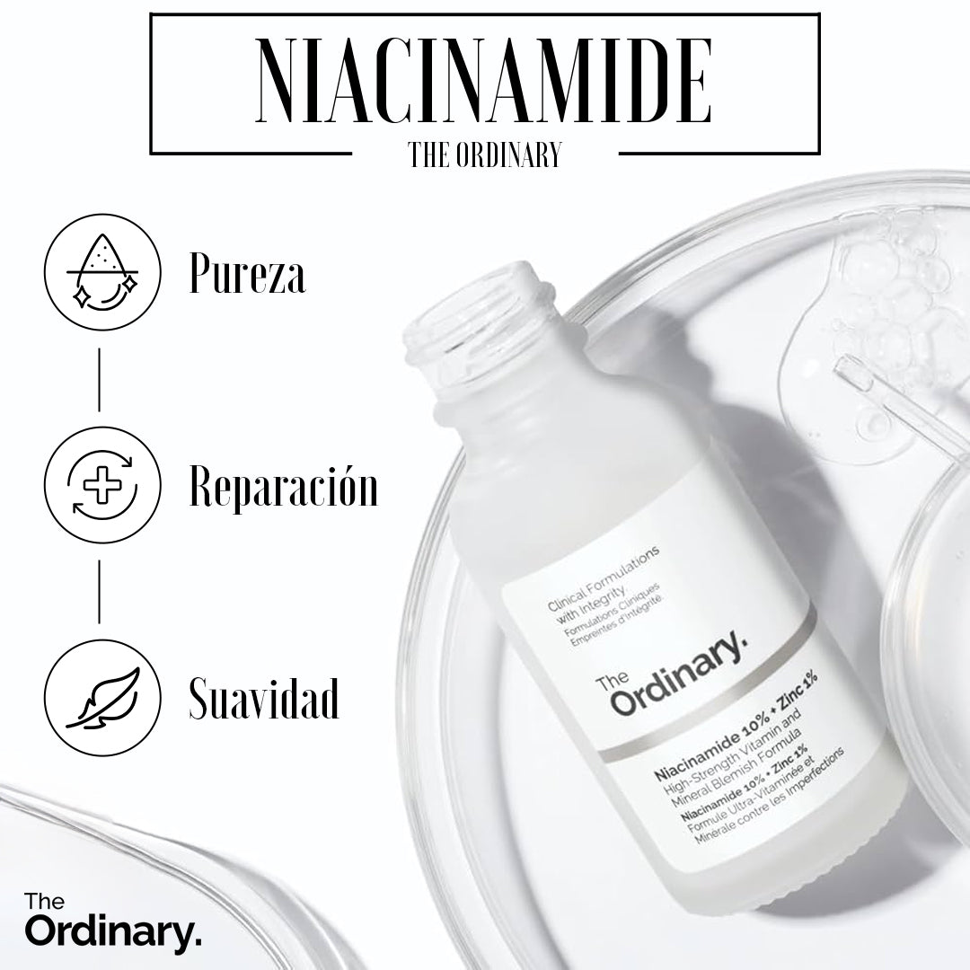 The Ordinary Niacinamida 10% + Zinc 1% - Suero facial 30 ml