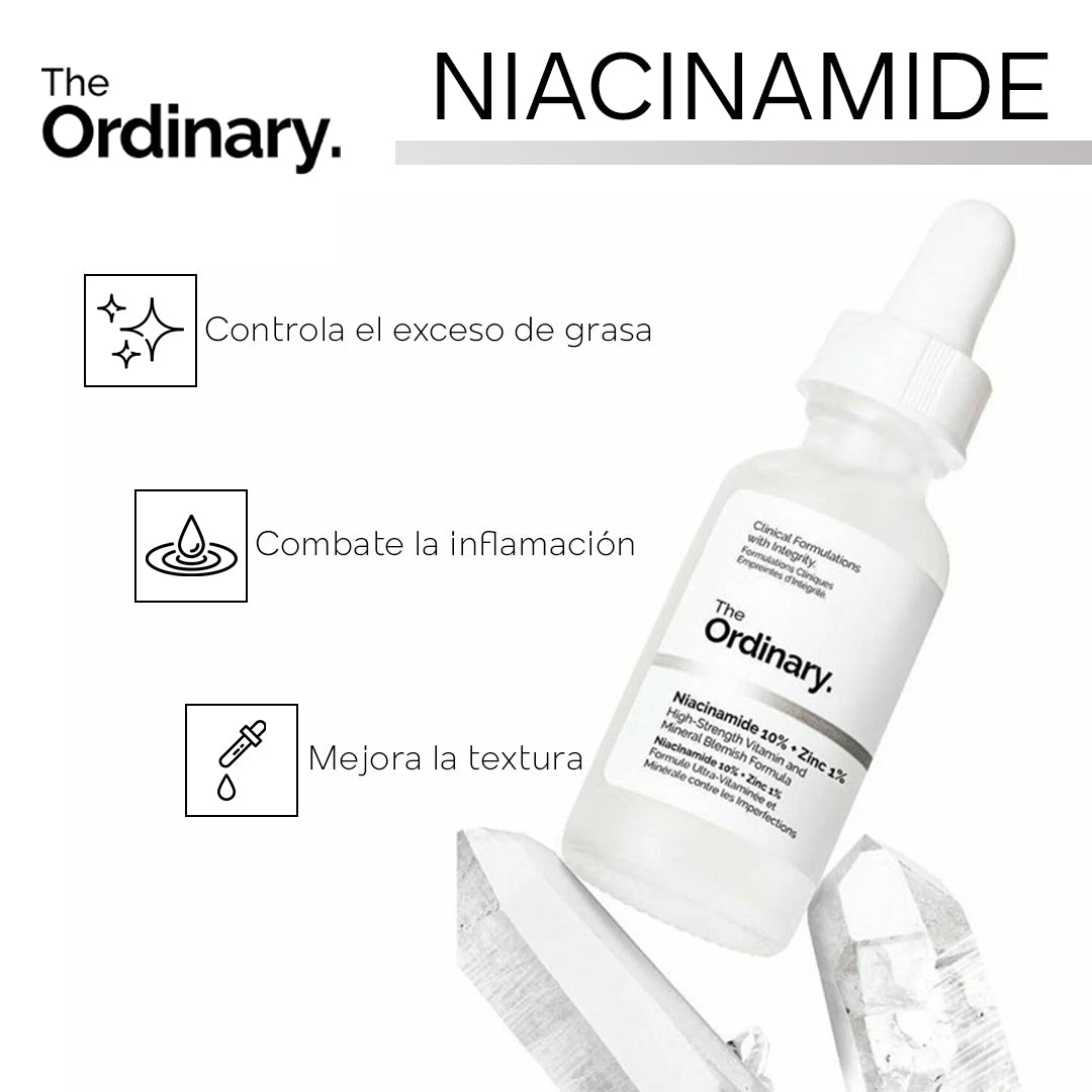 The Ordinary Niacinamida 10% + Zinc 1% - Suero facial 30 ml