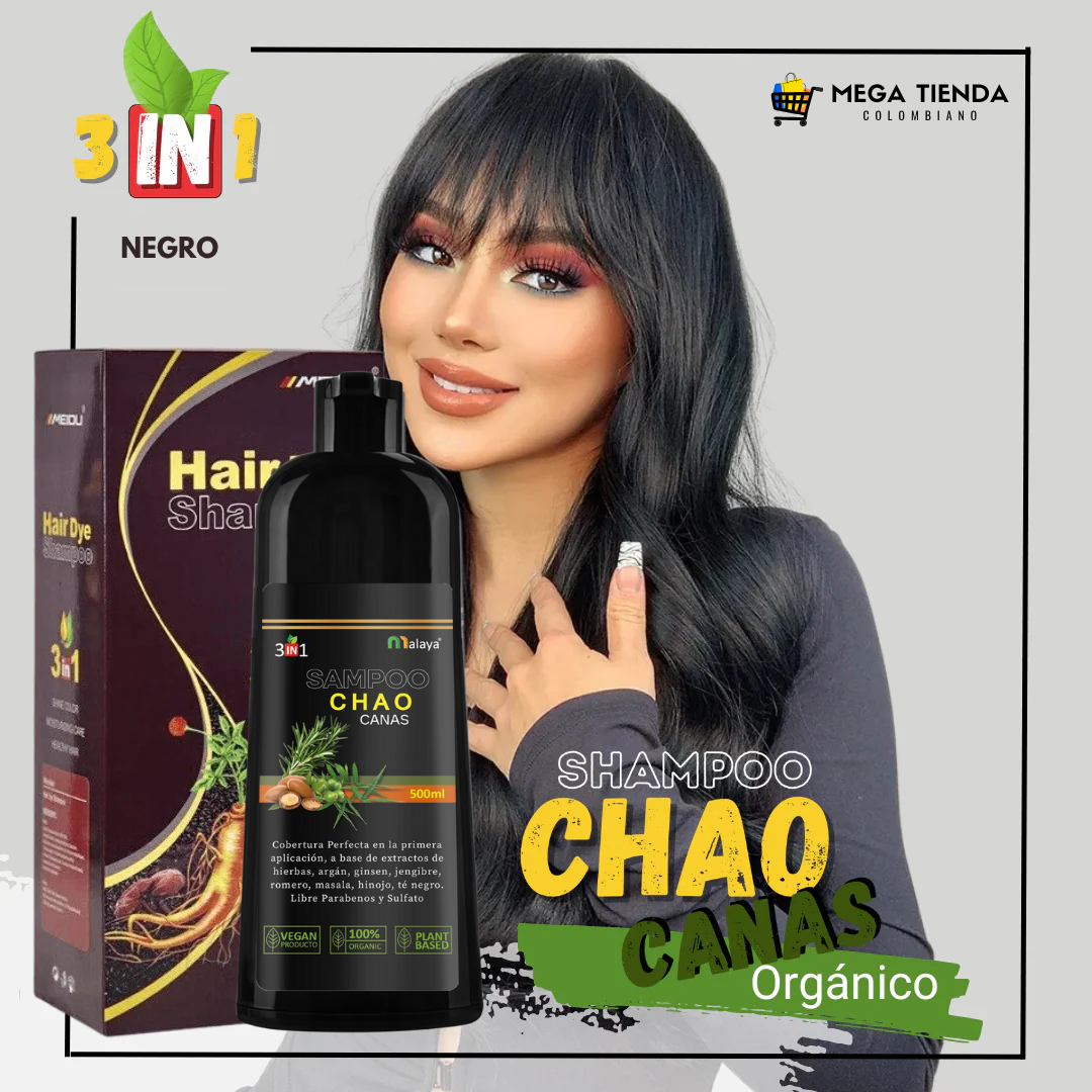 ChaoCanas 3 en 1 – El Adiós Natural a las Canas
