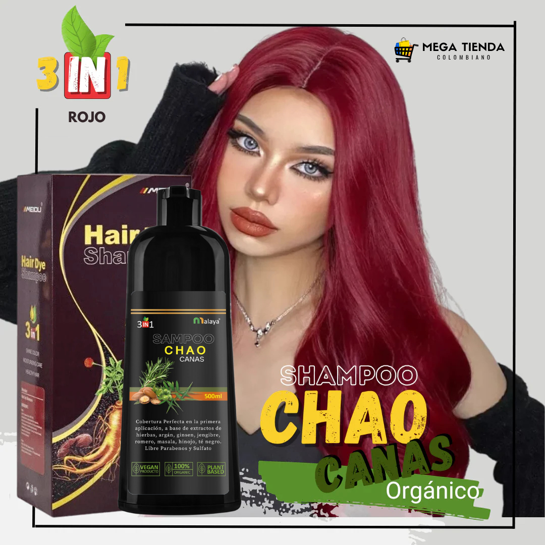 ChaoCanas 3 en 1 – El Adiós Natural a las Canas