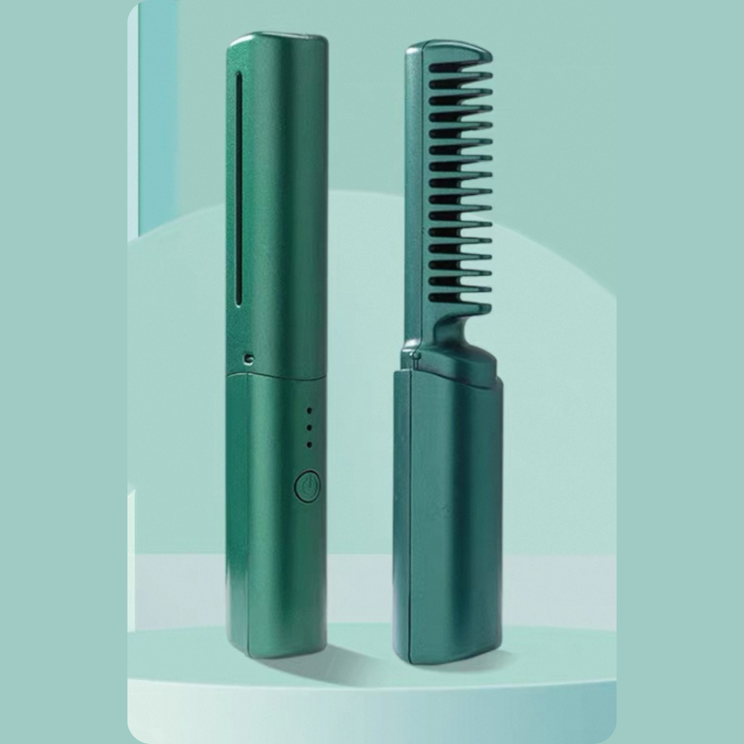 Cepillo Alisador Portátil y Recargable - Elegancia y Practicidad para tu Cabello ✨