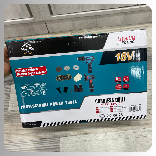 Combo Taladro inalámbrico M-DFG + Pulidora compacta M-DFG