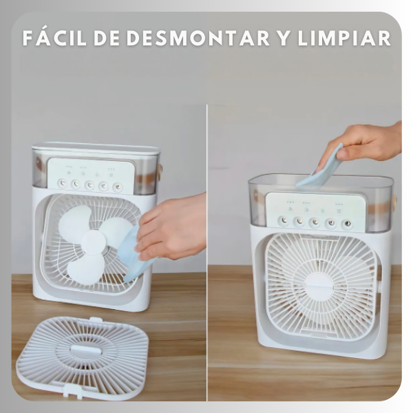 Ventilador de Escritorio Compacto – Silencioso, Desmontable y Súper Fácil de Limpiar