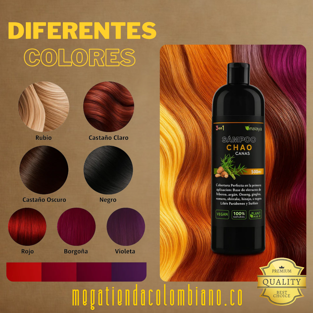 ChaoCanas 3 en 1 – El Adiós Natural a las Canas