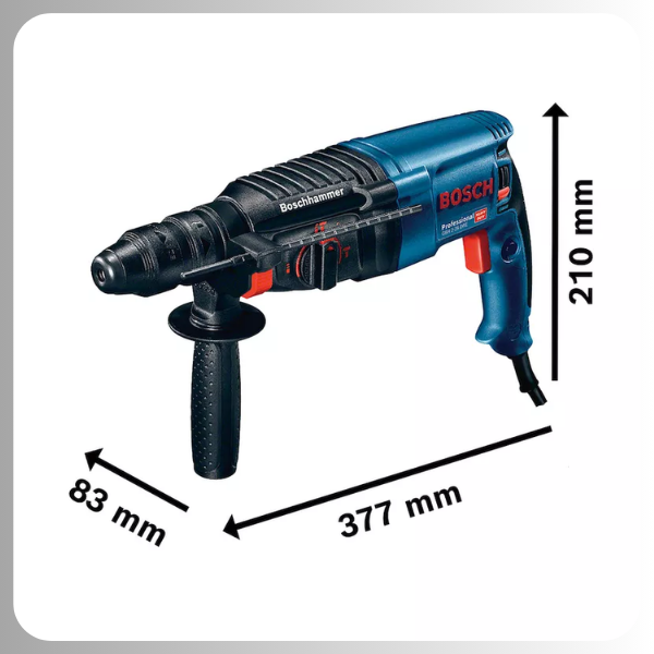 Taladro Percutor Bosch GBH 2-26 DRE + Maletín – Profesional