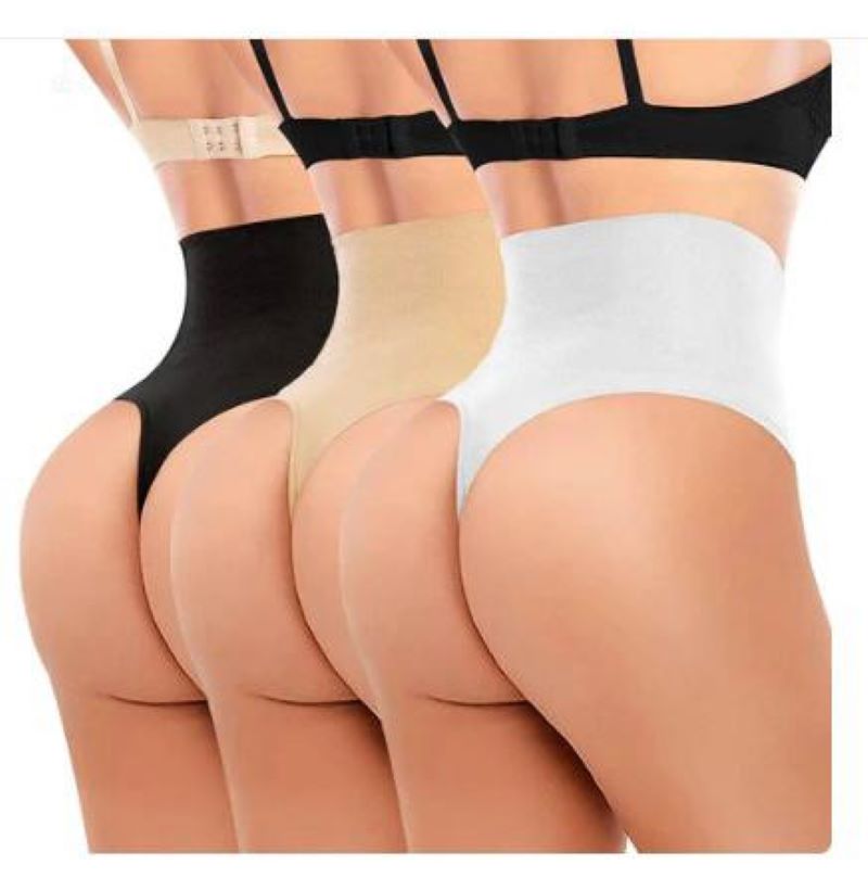Panty Moldeadora tipo Tanga de Cintura Alta