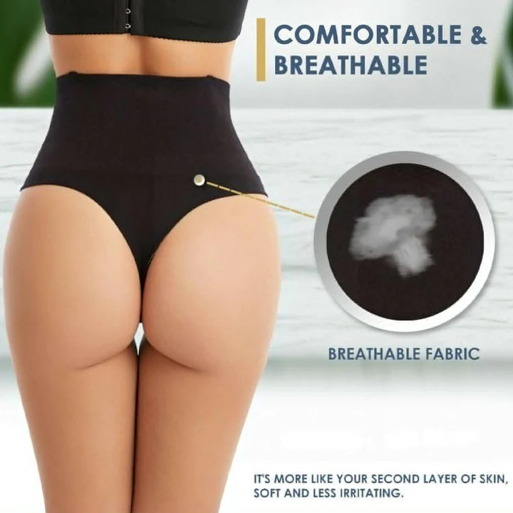 Panty Moldeadora tipo Tanga de Cintura Alta