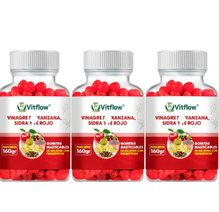 Gomitas de Vinagre de Manzana + Entrega Gratis + Solo pagas al recibir ¡Sólo por hoy!
