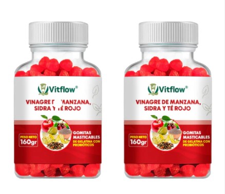 Gomitas de Vinagre de Manzana + Entrega Gratis + Solo pagas al recibir ¡Sólo por hoy!