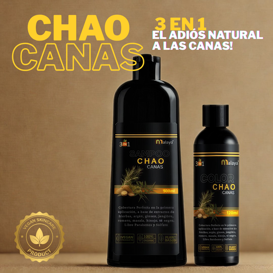 ChaoCanas 3 en 1 – El Adiós Natural a las Canas