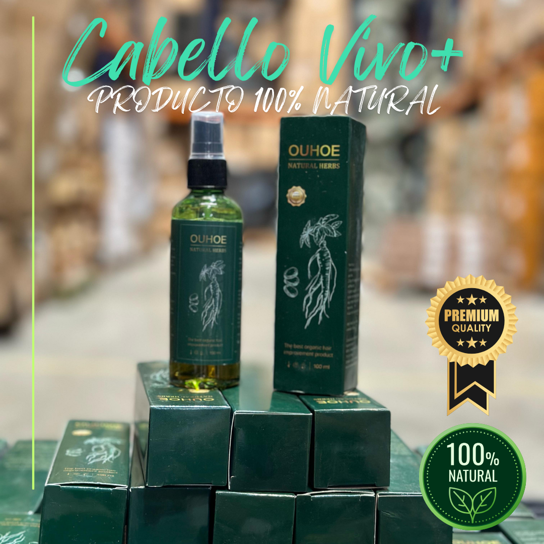 CabelloVivo+ OUHOE - ¡Recupera tu cabello de forma natural y eficaz!