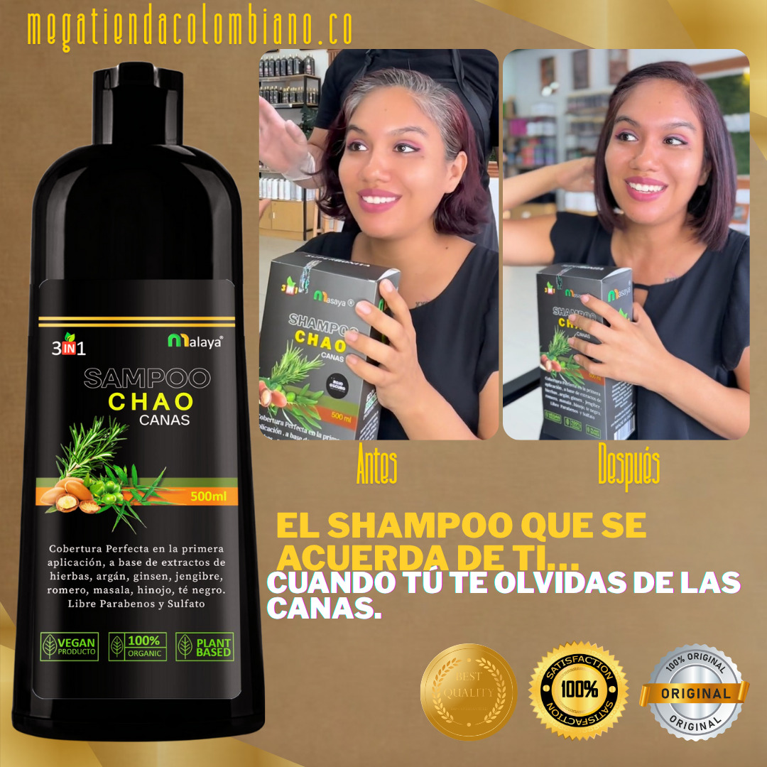 ChaoCanas 3 en 1 – El Adiós Natural a las Canas