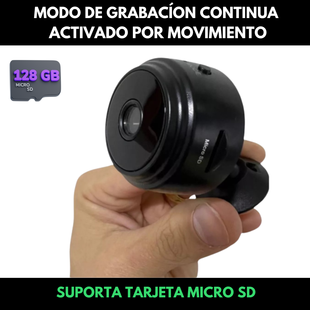 Mini Cámara de Seguridad WiFi 🎥