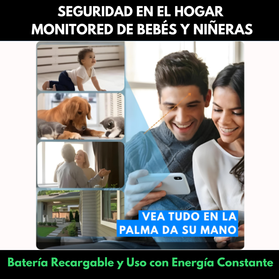 Mini Cámara de Seguridad WiFi 🎥